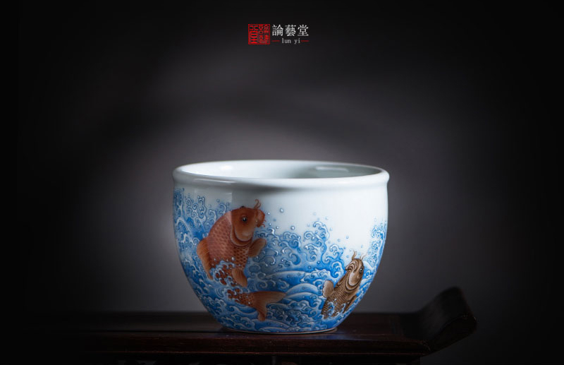 魚躍龍門缸杯